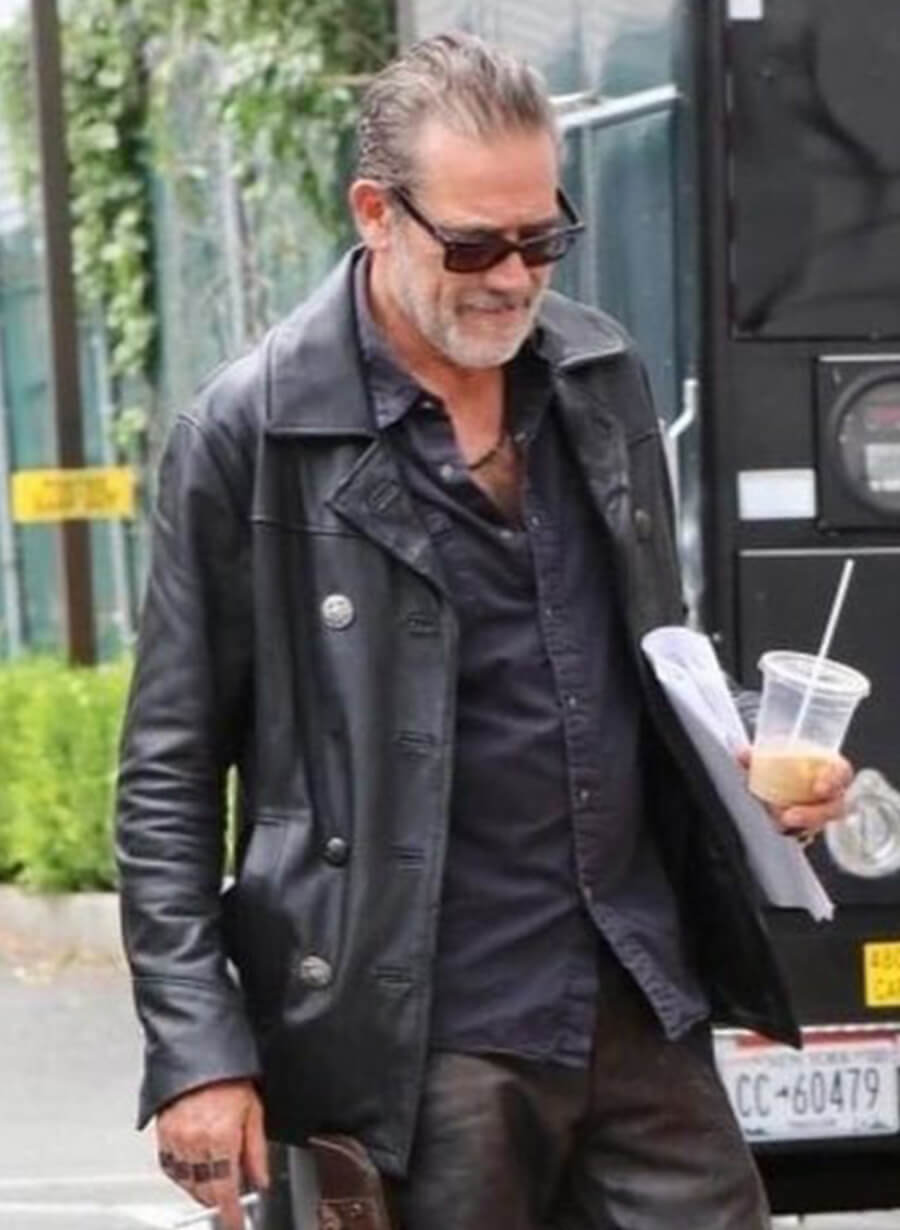 Negan Smith The Walking Dead Black Leather Jacket