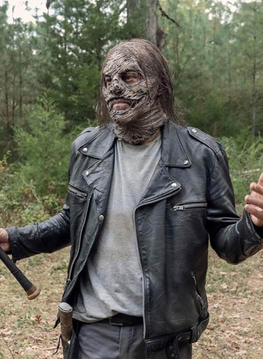 Negan The Walking Dead S06 Biker Leather Jacket