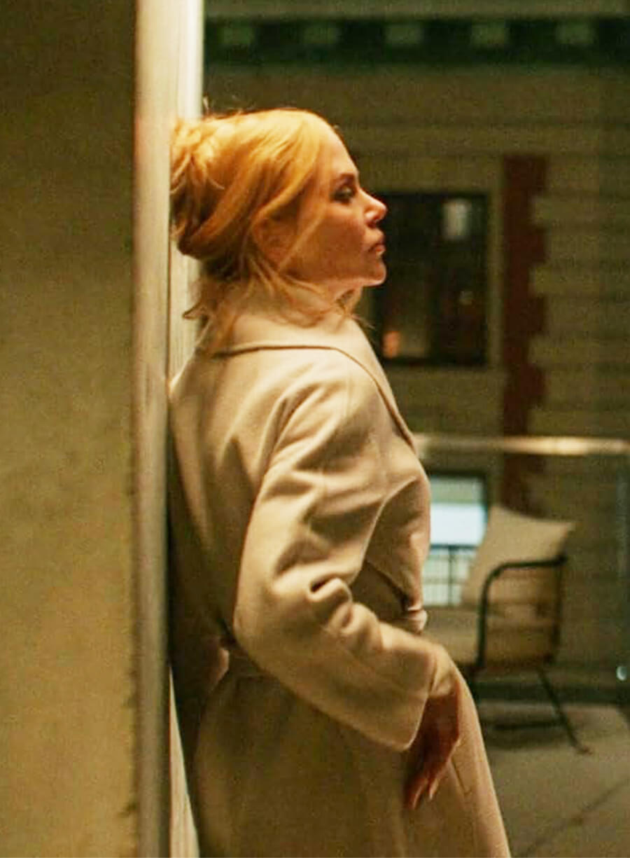 Nicole Kidman Babygirl White Trench Coat