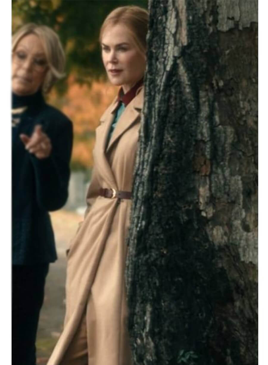 Nicole Kidman Scarpetta 2026 Kay Beige Coat