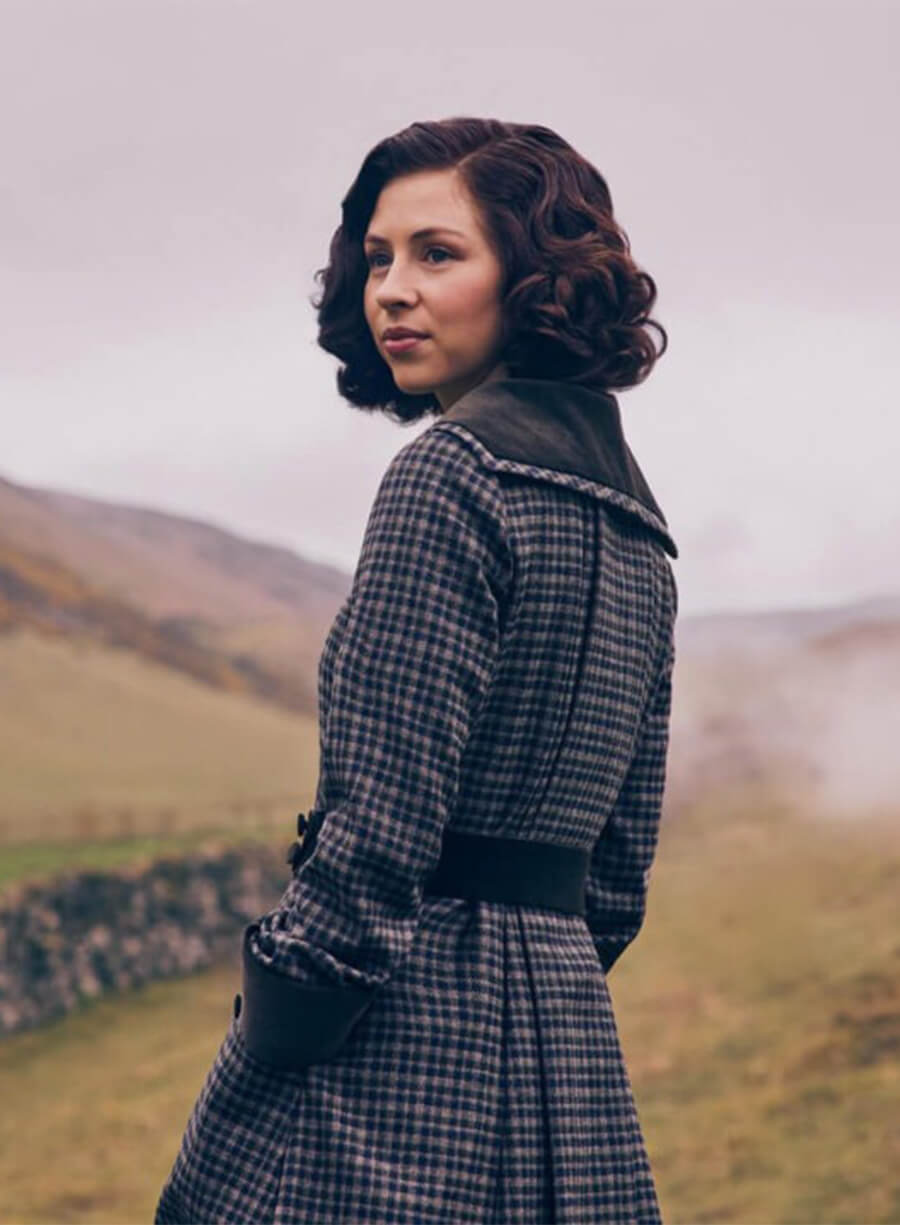 Outlander: Blood of My Blood Ellen MacKenzie Checkered Coat