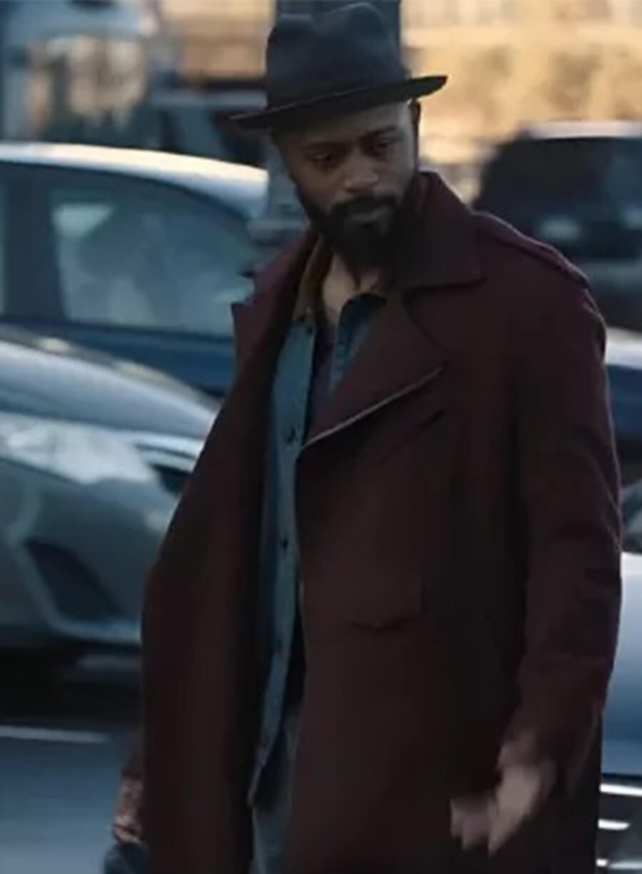 Play Dirty 2025 Alan Grofield  Maroon Long Coat