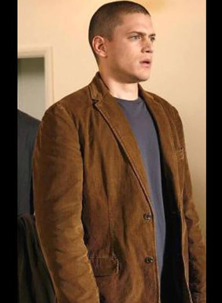 Prison Break Michael Scofield Brown Blazer Coat