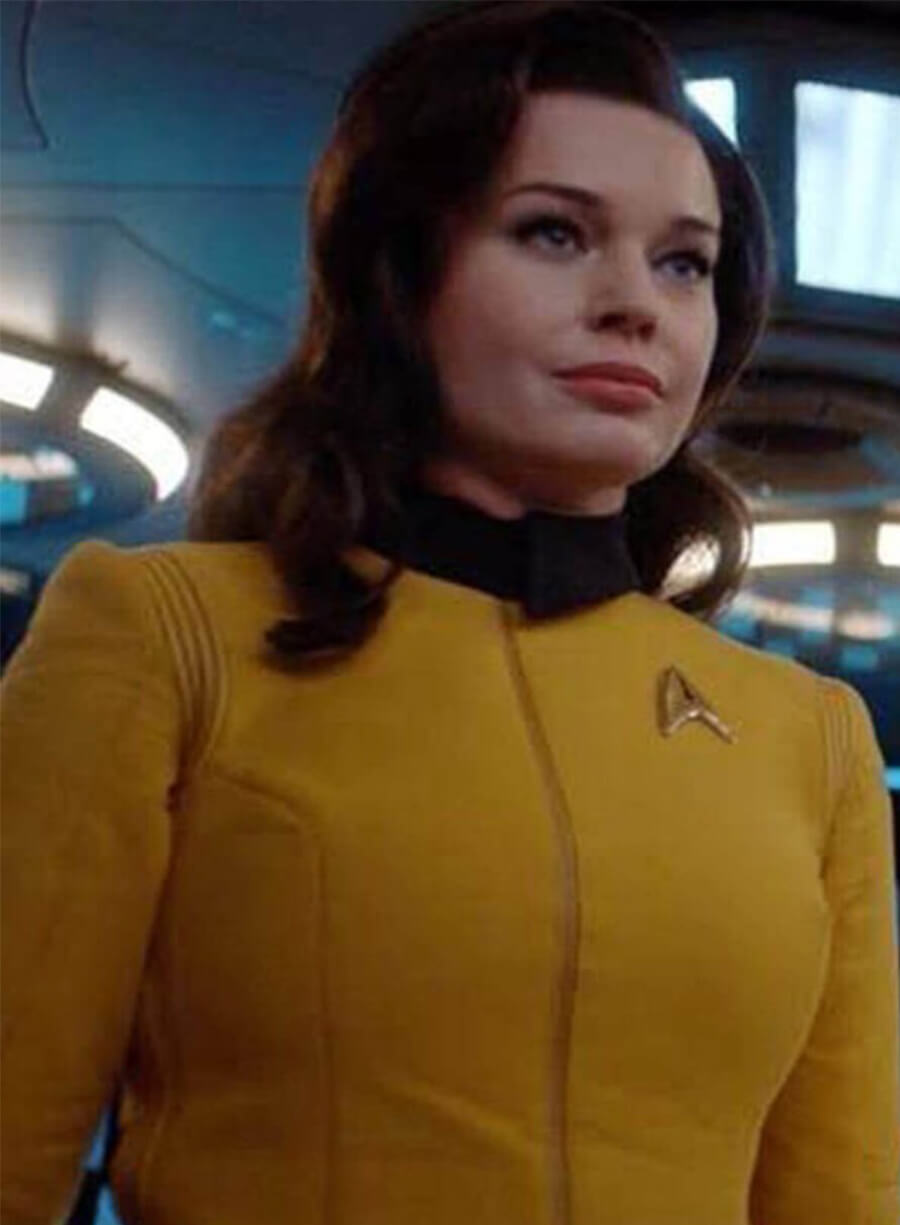 Rebecca Romijn Star Trek Discovery Number One Yellow Jacket