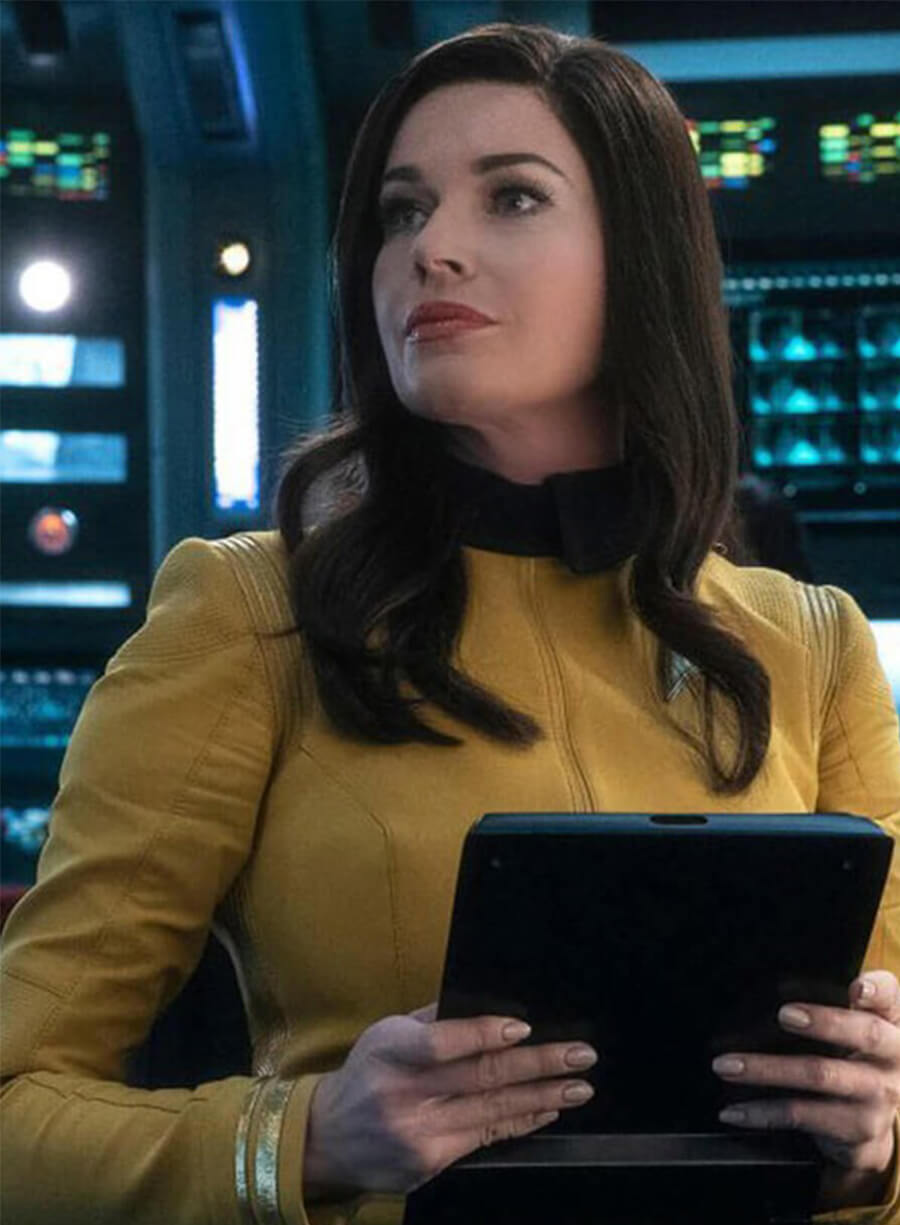 Rebecca Romijn Star Trek Discovery Number One Yellow Jacket