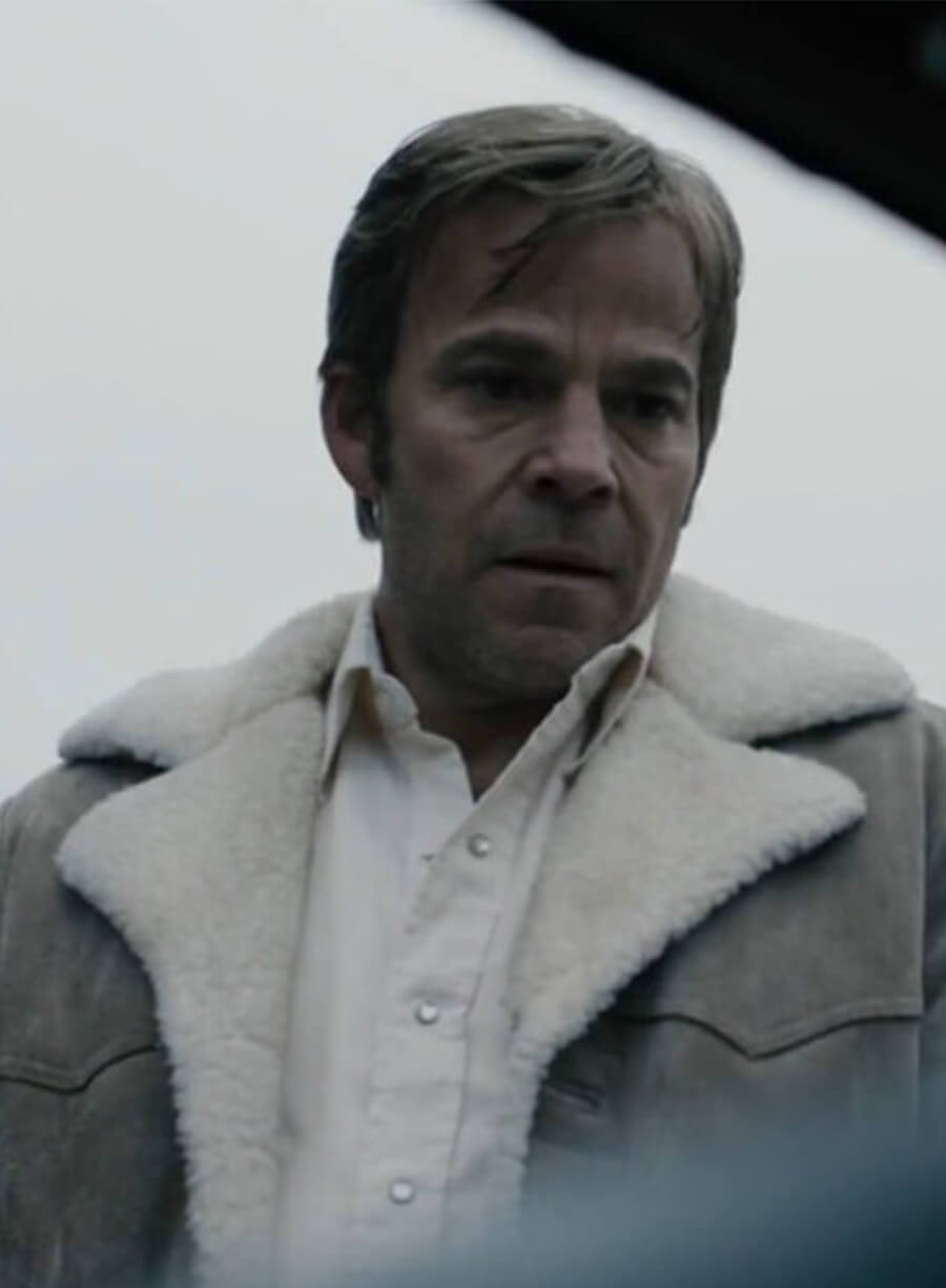 Roland West True Detective S03 Suede Jacket