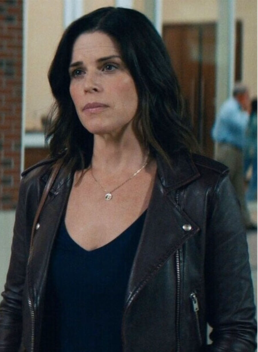 Scream 4 Neve Campbell Sidney Brown Leather Jacket