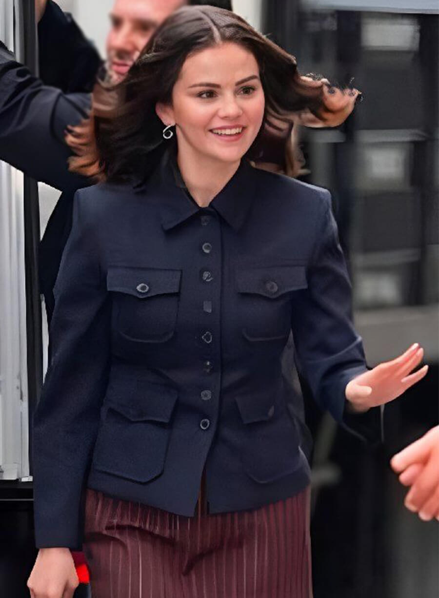 Selena Gomez 2025 Black Jacket