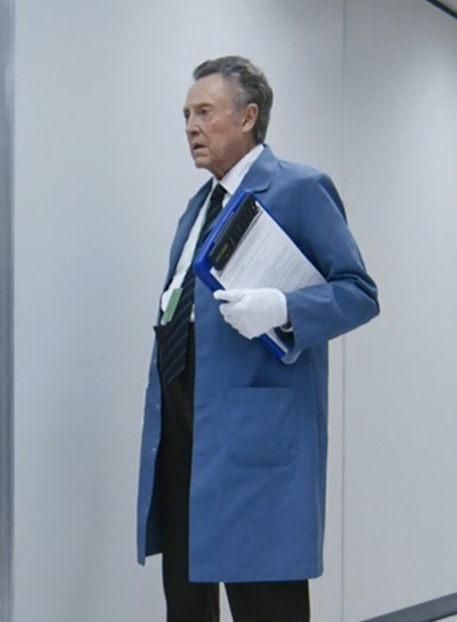 Severance S01 Christopher Walken Burt Goodman Blue Coat