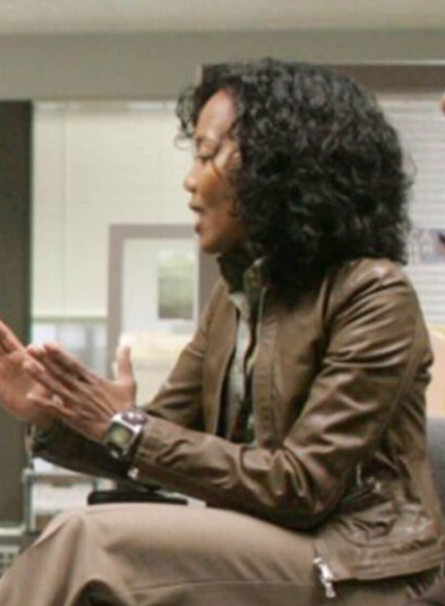 Sonja Sohn The Wire 2002 Kima Greggs Leather Jacket