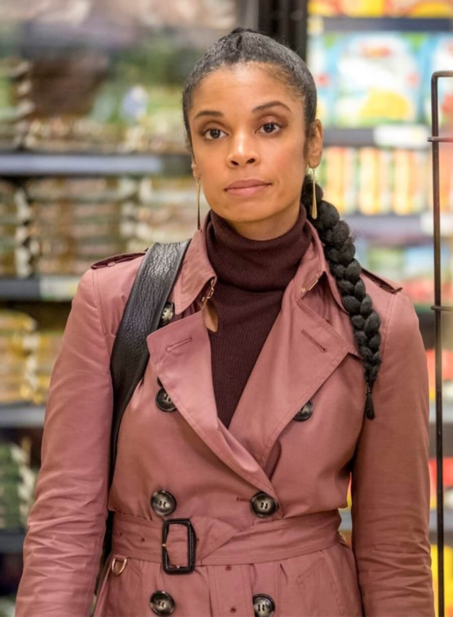 Susan Kelechi Watson This IS Us Beth Pink Coat