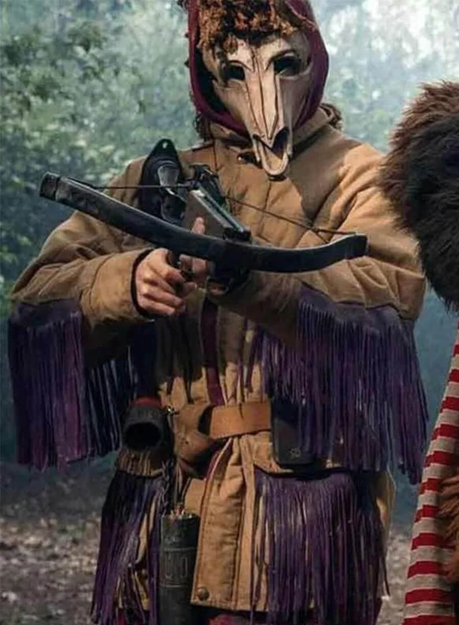 Sweet Tooth S02 Pony Brown Fringe Jacket