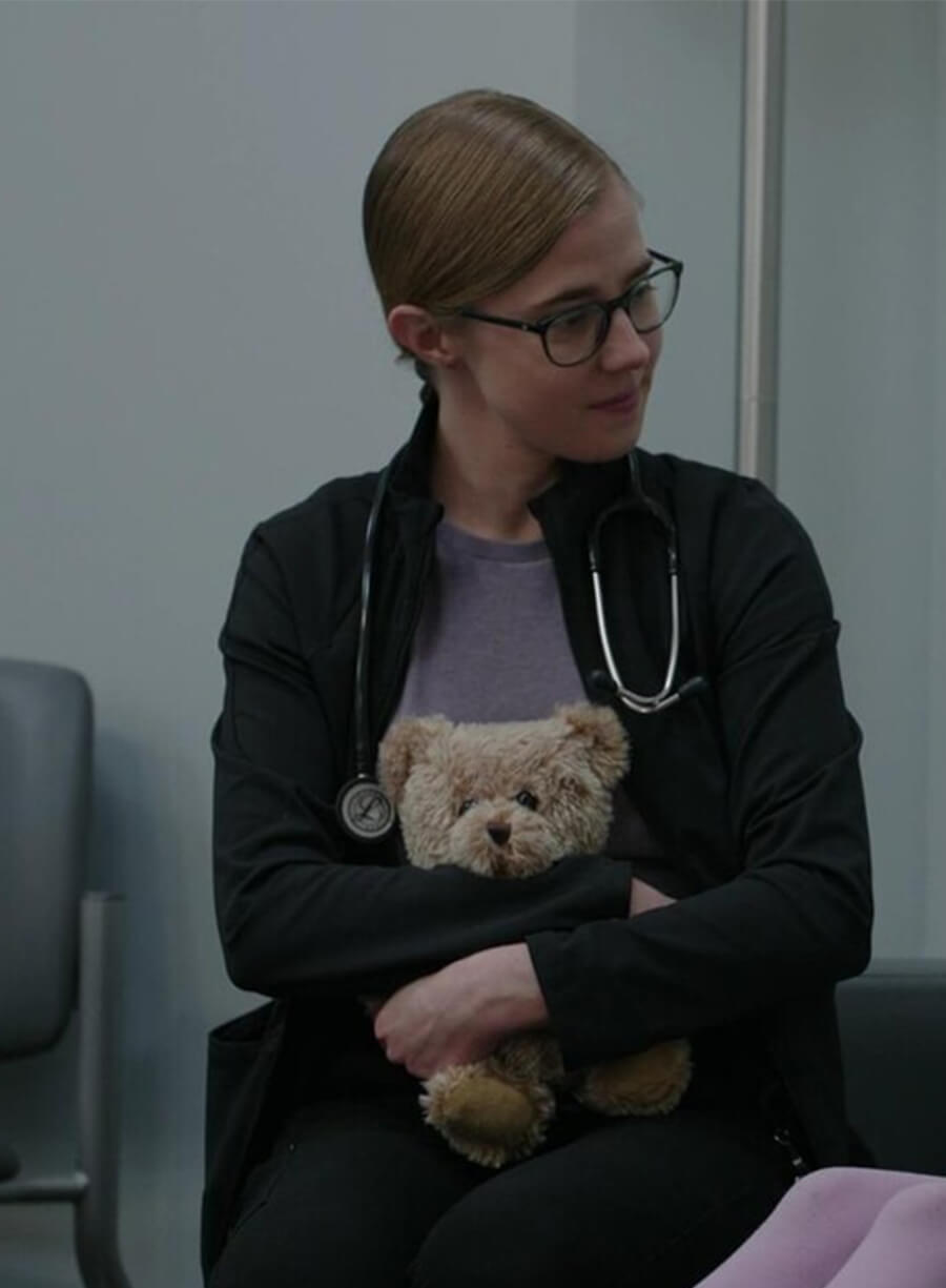 Taylor Dearden The Pitt Dr. Melissa Mel Black Jacket