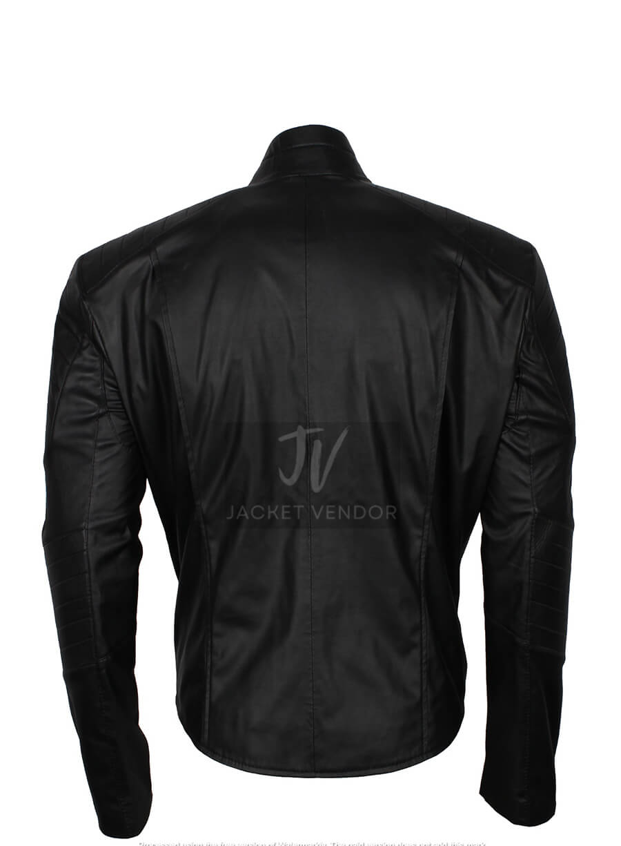 Terry McGinnis Batman Beyond Black Leather Jacket