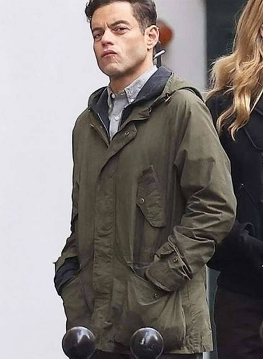 The Amateur 2025 Rami Malek Charles Green Jacket