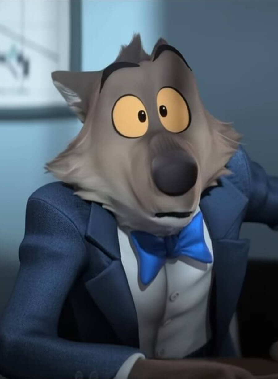 The Bad Guys 2 Mr. Wolf Blue Blazer