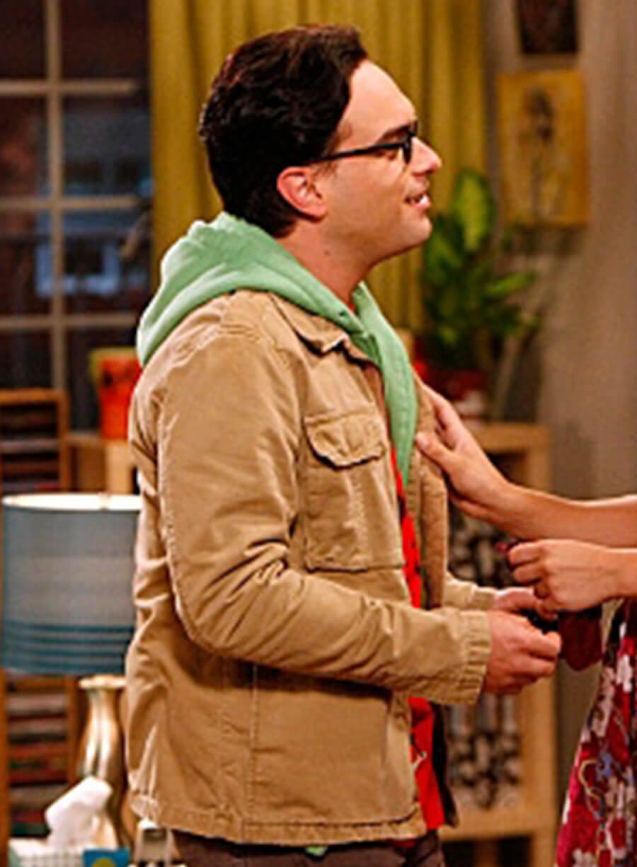The Big Bang Theory Leonard Hofstadter Brown Cotton Jacket
