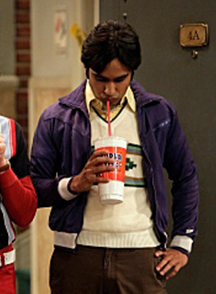 The Big Bang Theory Raj Koothrappali Blue Jacket