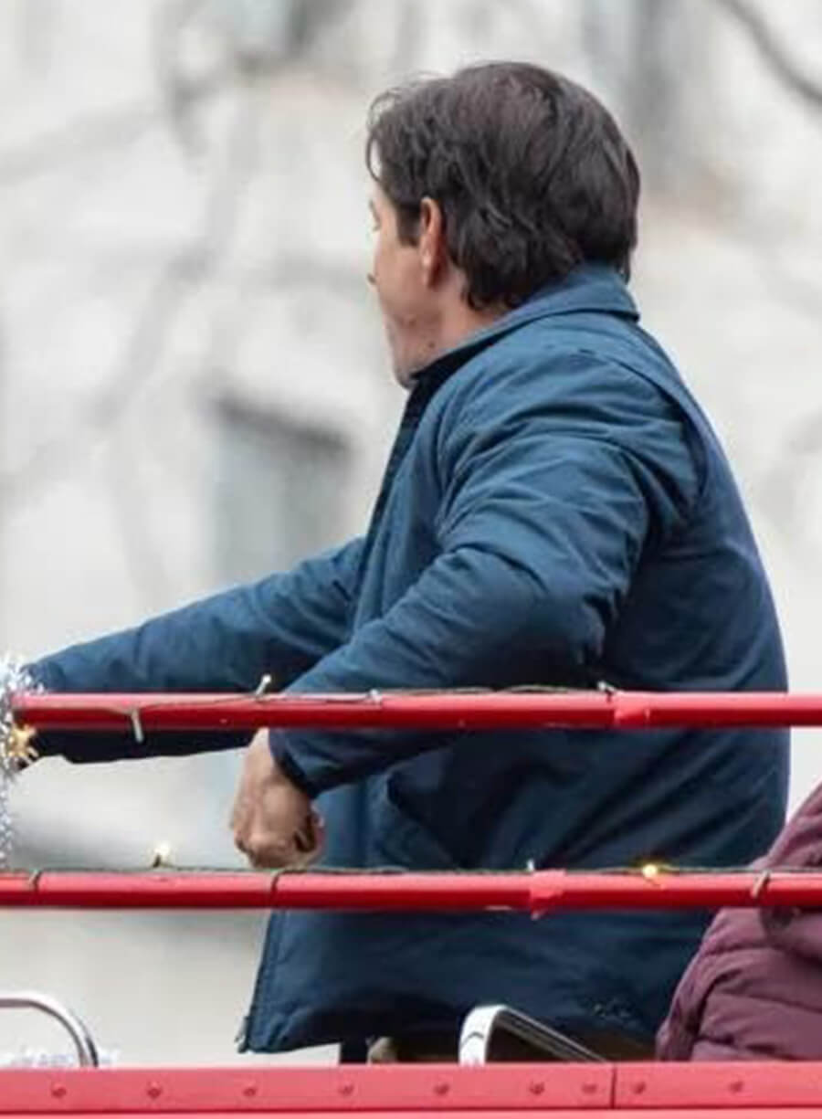 The Family Plan 2 Mark Wahlberg Dan Morgan Blue Jacket
