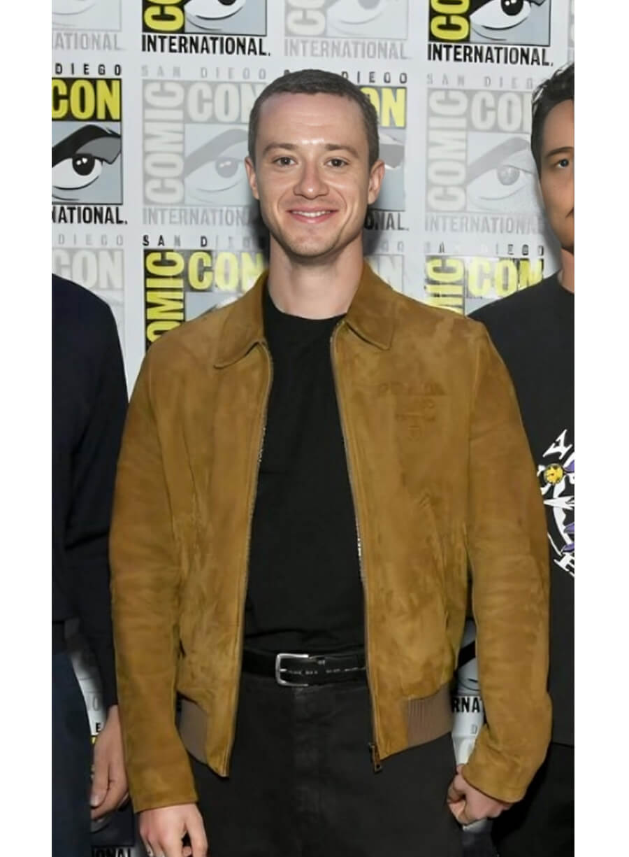 The Fantastic Four: First Steps 2025 Event Joseph Quinn Brown Suede Jacket