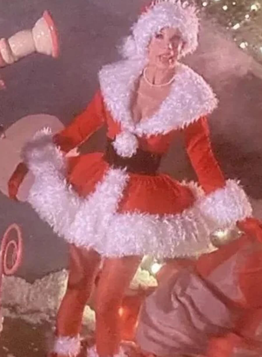 The Grinch Martha May Whovier Christmas Coat Costume