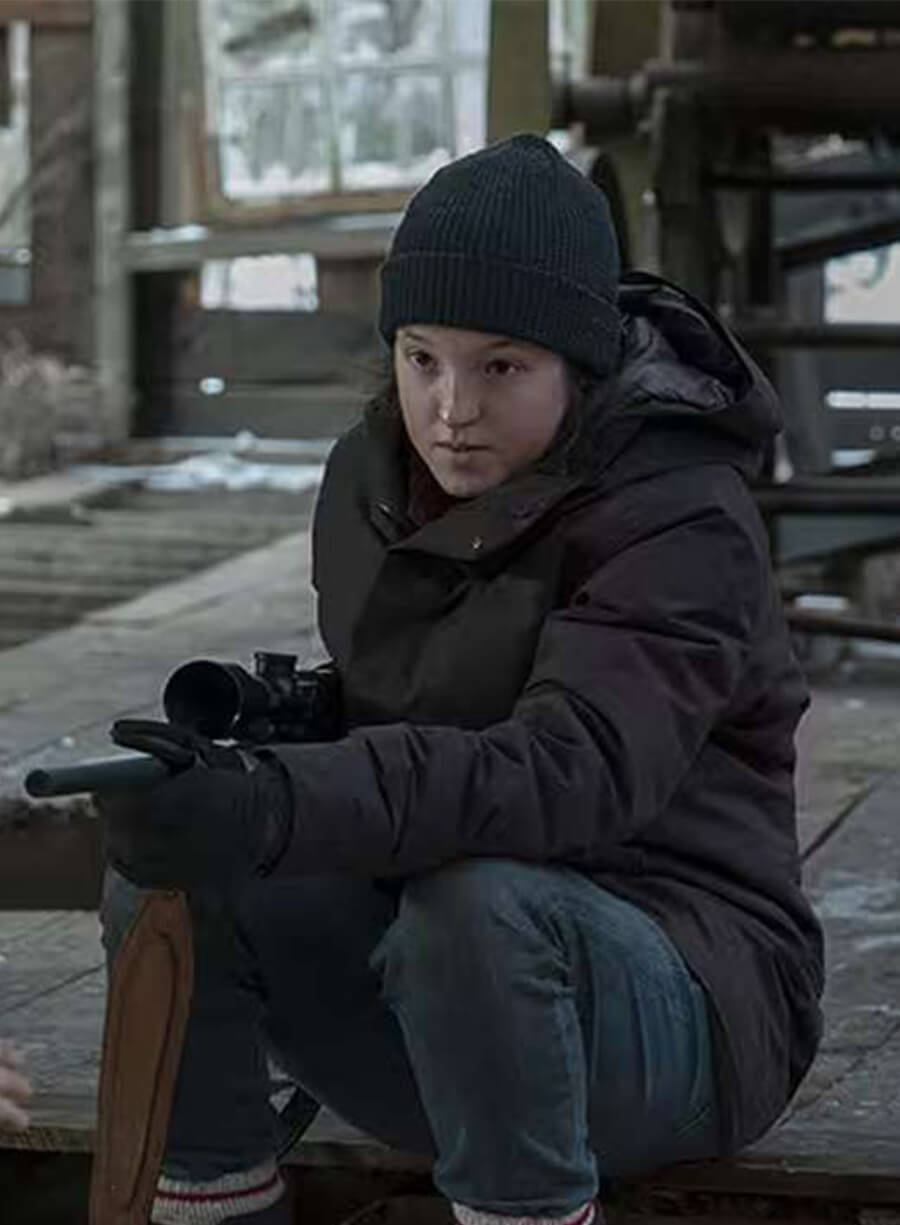 The Last of Us Bella Ramsey Ellie Brown Hooded Jacket
