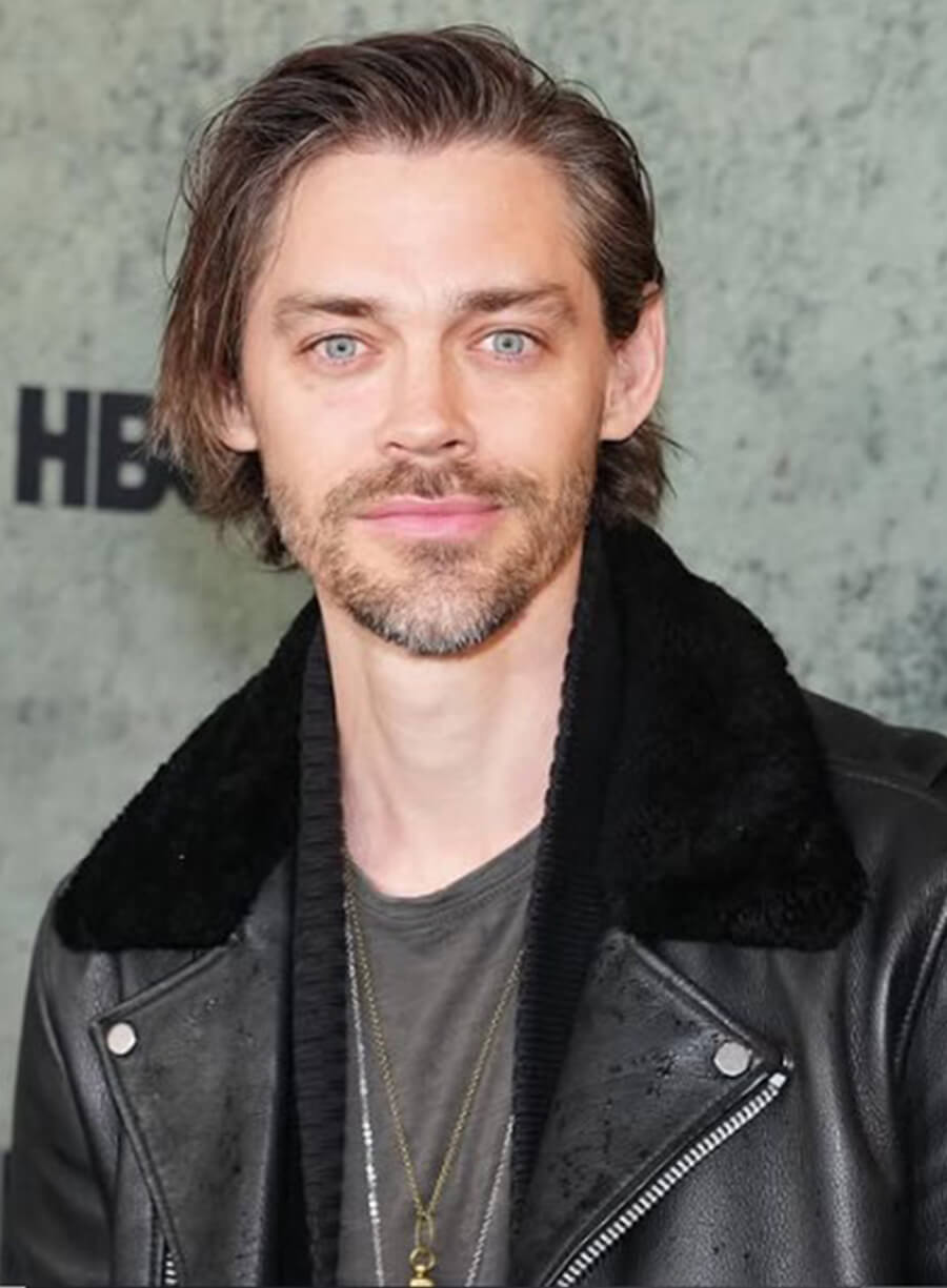The Last of Us Premiere Tom Payne Black Leather Jacket