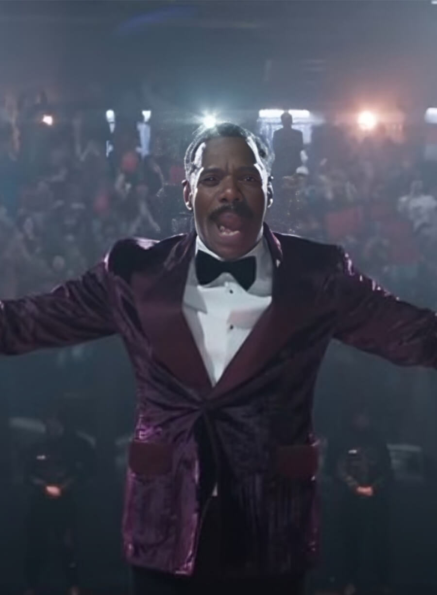 The Running Man 2025 Colman Domingo Bobby Blazer
