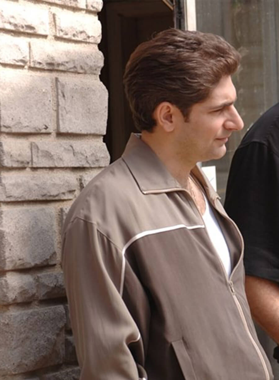The Sopranos Christopher Moltisanti Grey Track Jacket