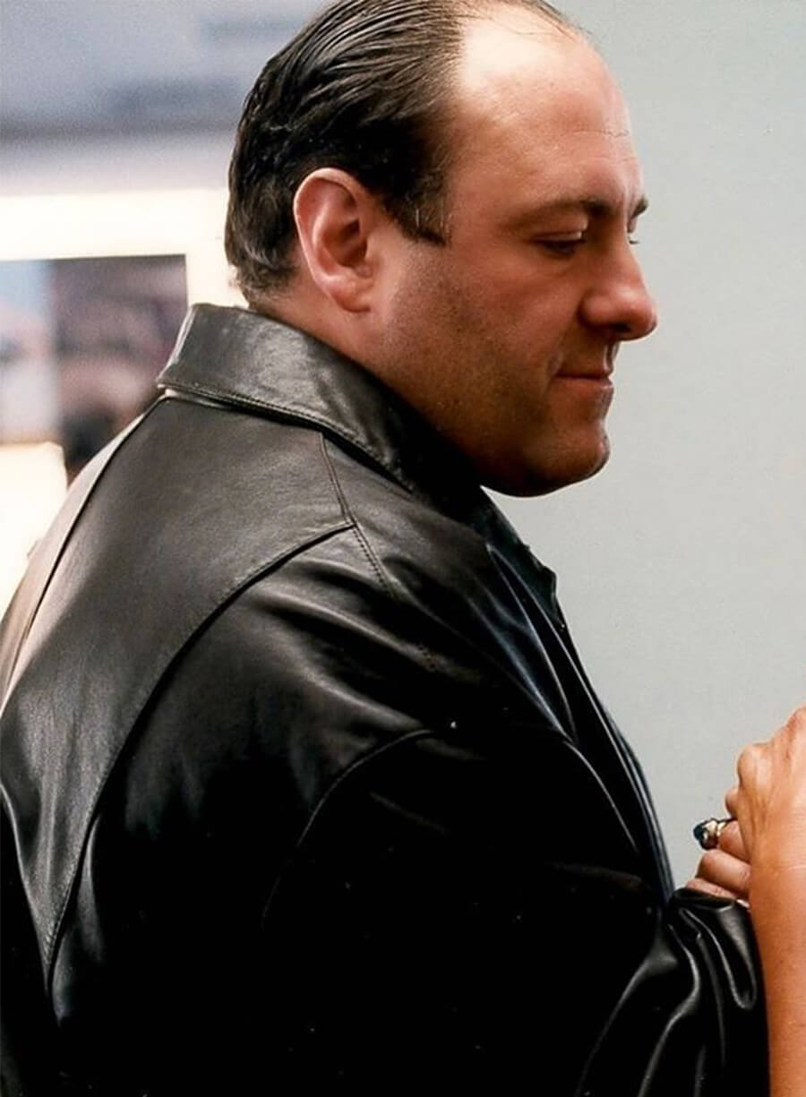 The Sopranos Tony Black Leather Jacket