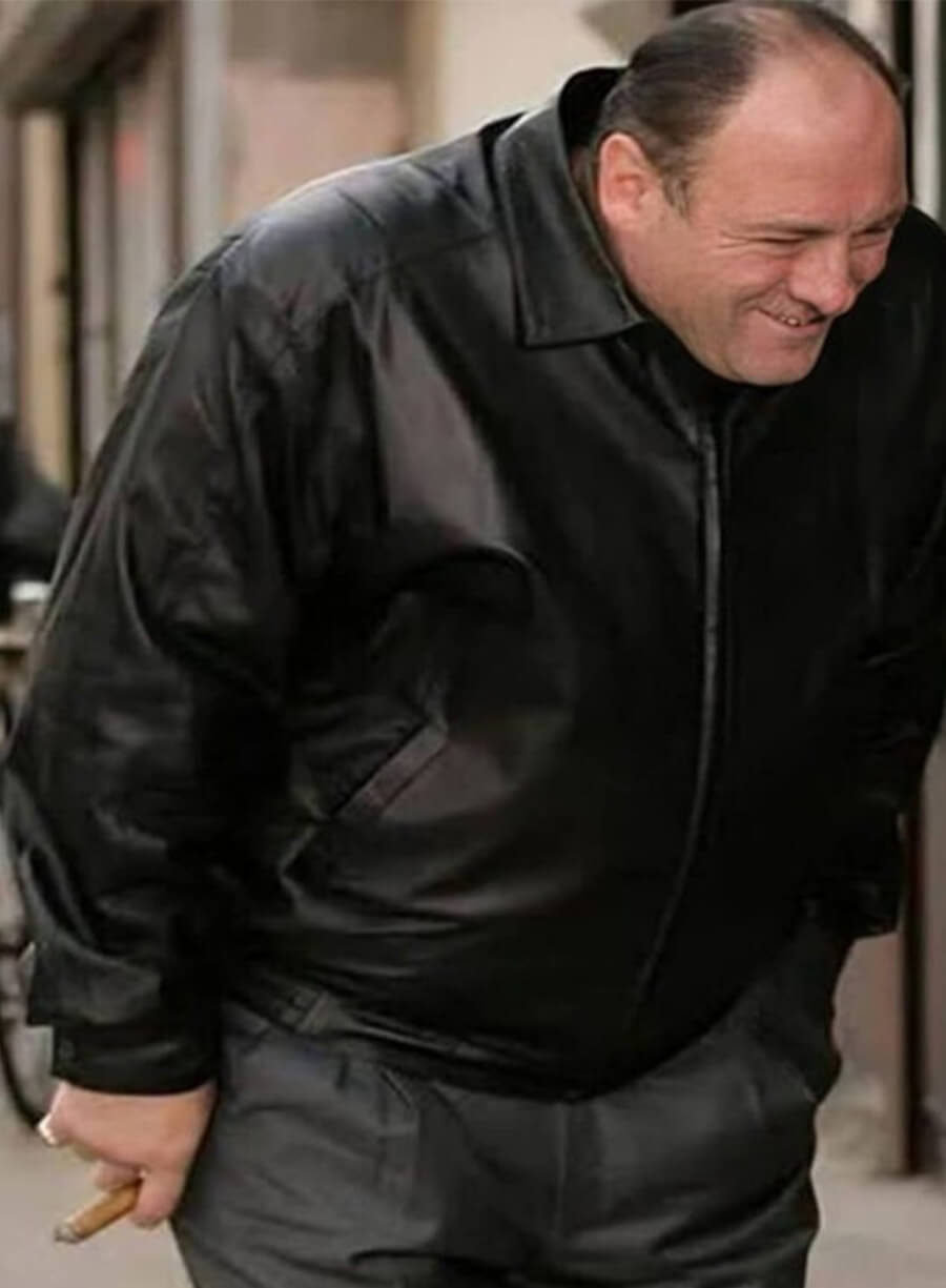 The Sopranos Tony Black Leather Jacket