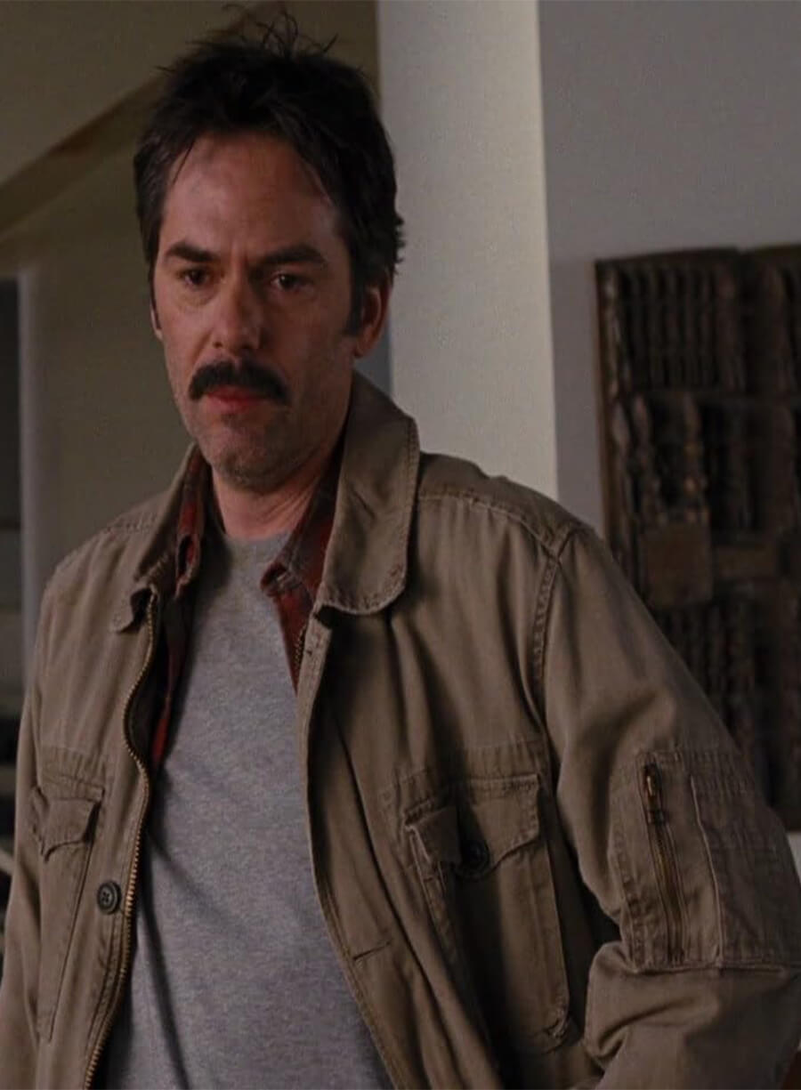The Twilight Saga: Breaking Dawn 2 Charlie Swan Beige Cotton Jacket