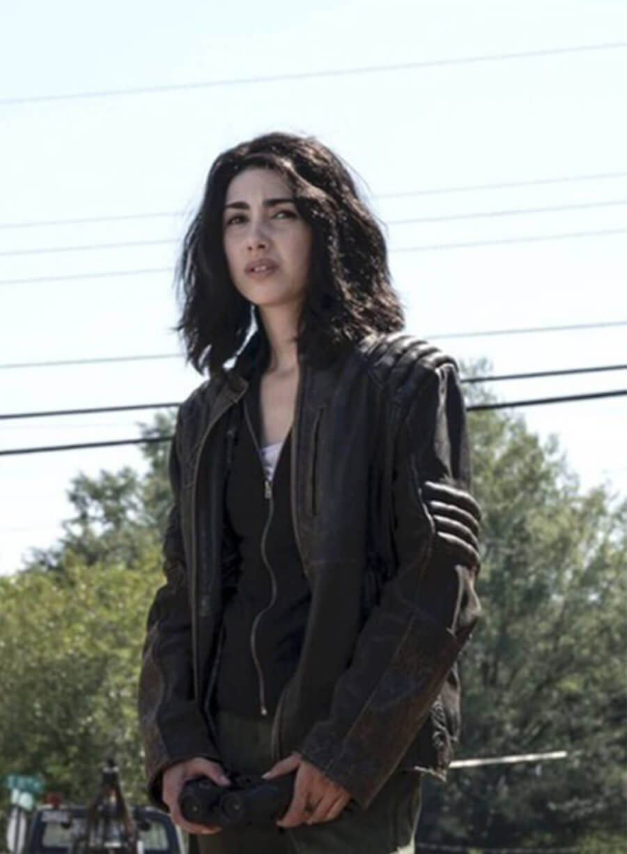 The Walking Dead World Beyond Alexa Mansour Hope Bennett Leather Jacket