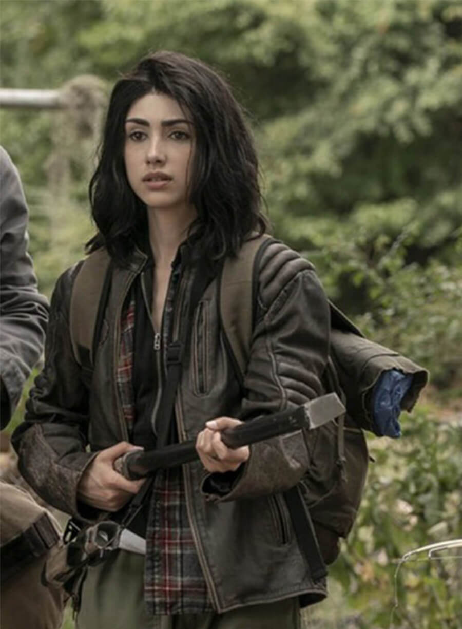 The Walking Dead World Beyond Alexa Mansour Hope Bennett Leather Jacket