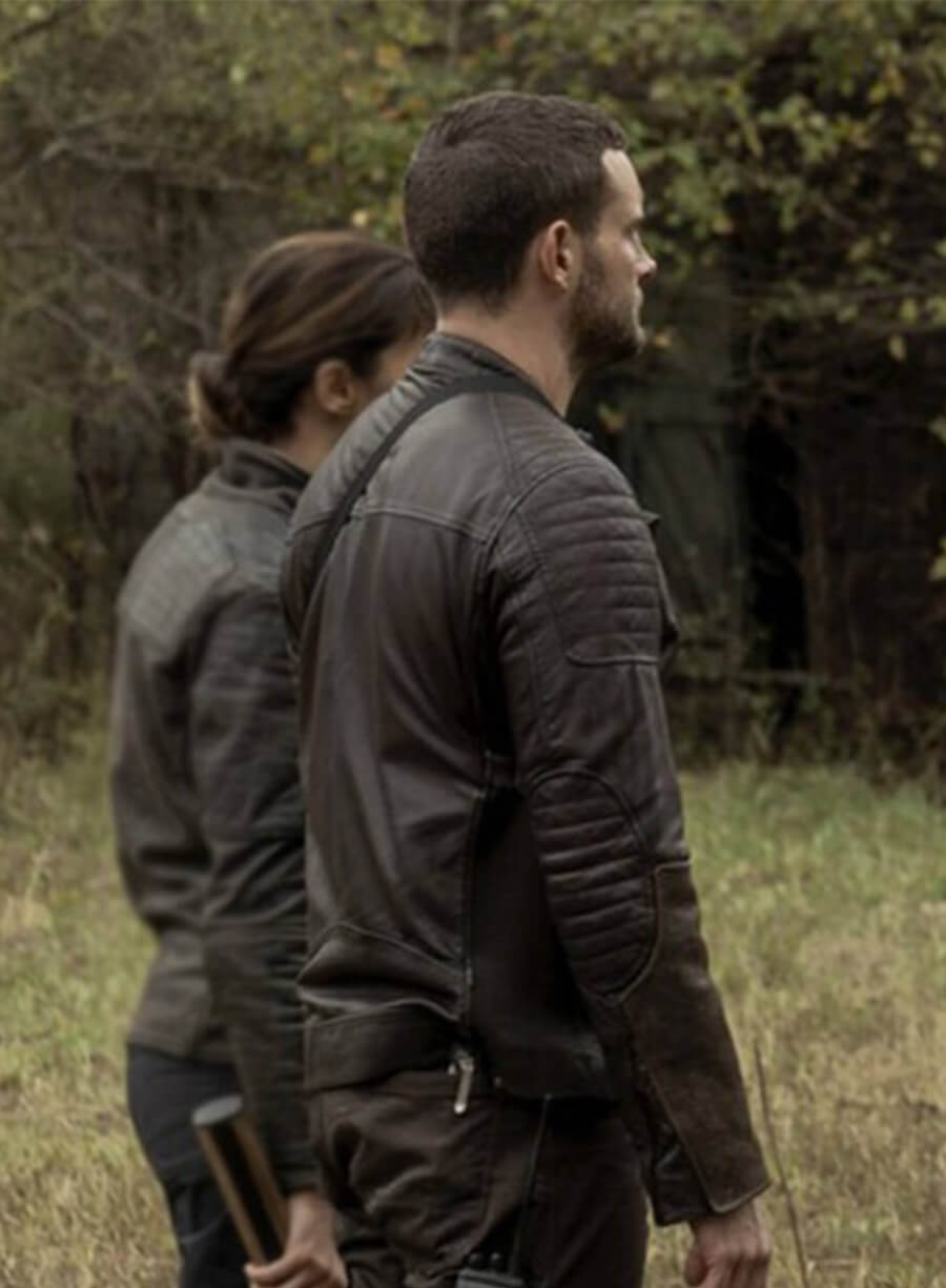 The Walking Dead World Beyond Nico Tortorella Felix Carlucci Leather Jacket