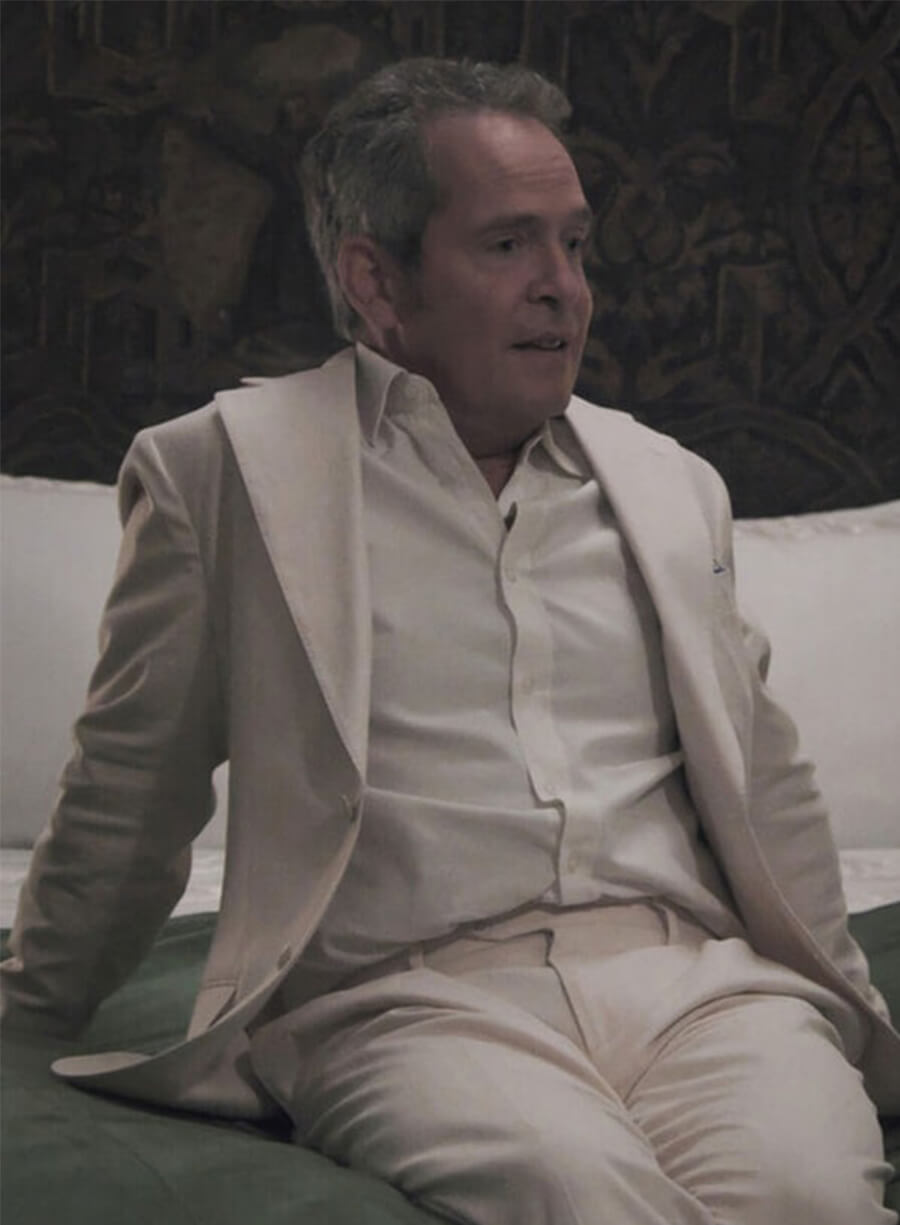 The White Lotus Tom Hollander Quentin White Blazer