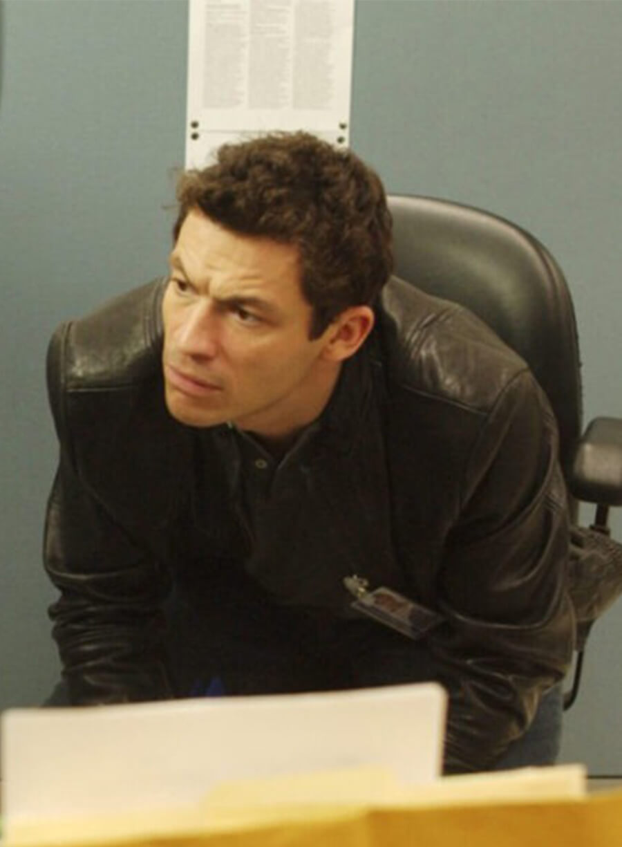The Wire 2002 Dominic West Jimmy Mcnulty Leather Jacket
