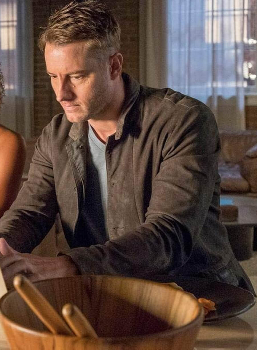 This Is Us Season 3 Kevin Grey Suede Leather Jacket