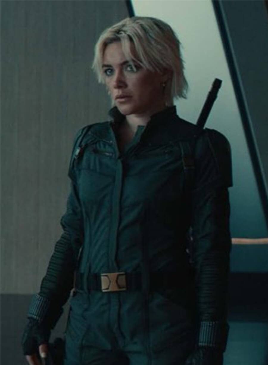Thunderbolts 2025 Florence Pugh Black Widow Costume Jacket