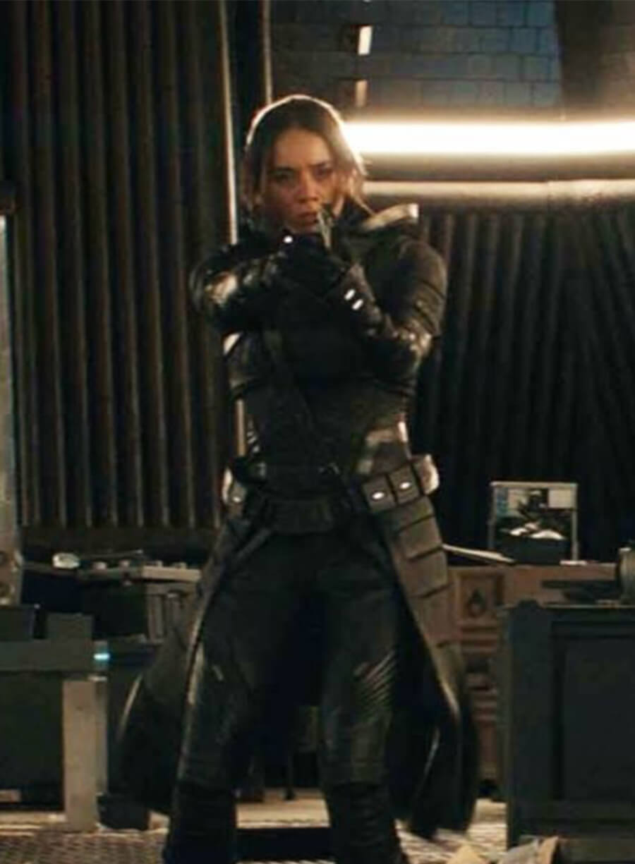 Thunderbolts 2025 Hannah John Ava Starr Black Costume Coat