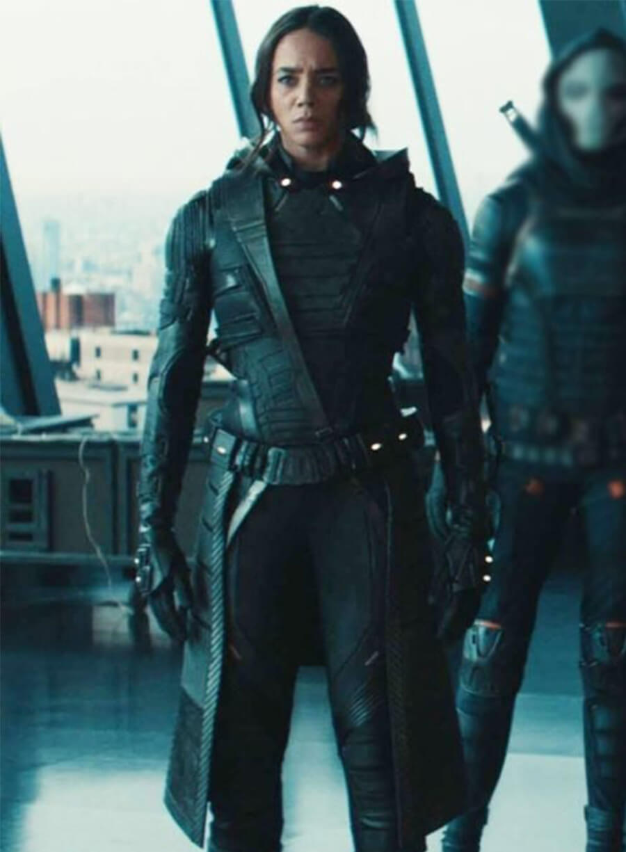 Thunderbolts 2025 Hannah John Ava Starr Black Costume Coat