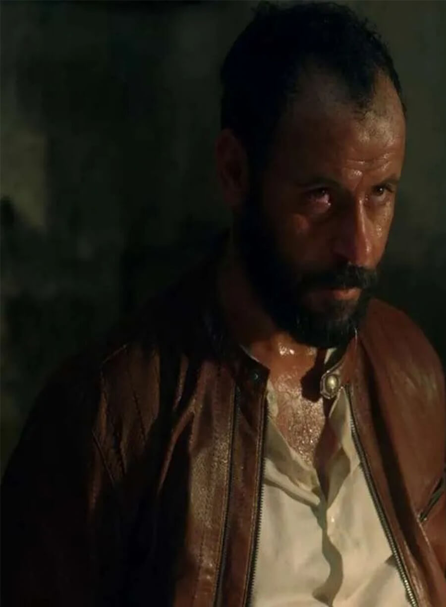 Tom Clancy’s Jack Ryan Ali Suleiman Brown Leather Jacket