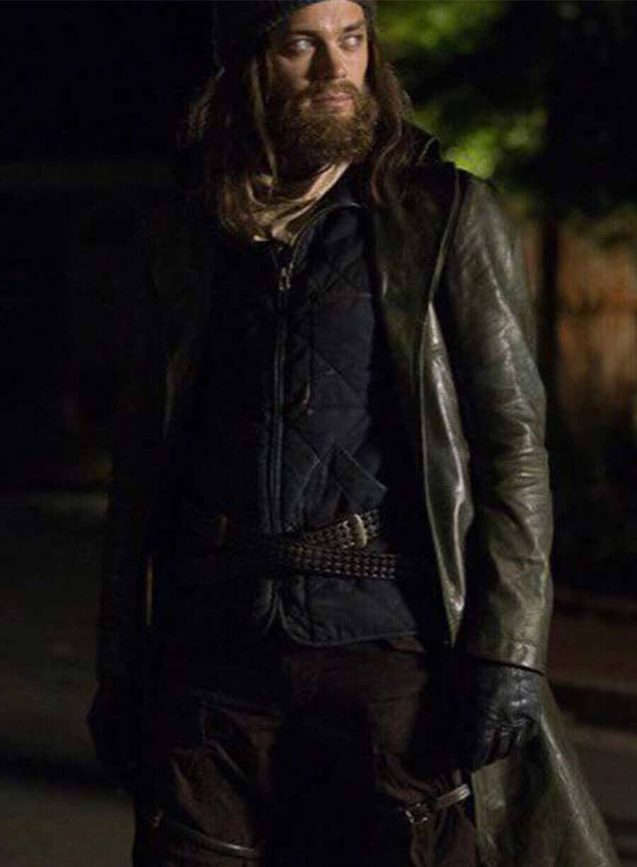 Tom Payne The Walking Dead Paul Jesus Trench Coat