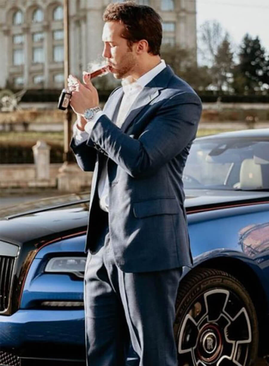Tristan Tate Top G Blue Suit