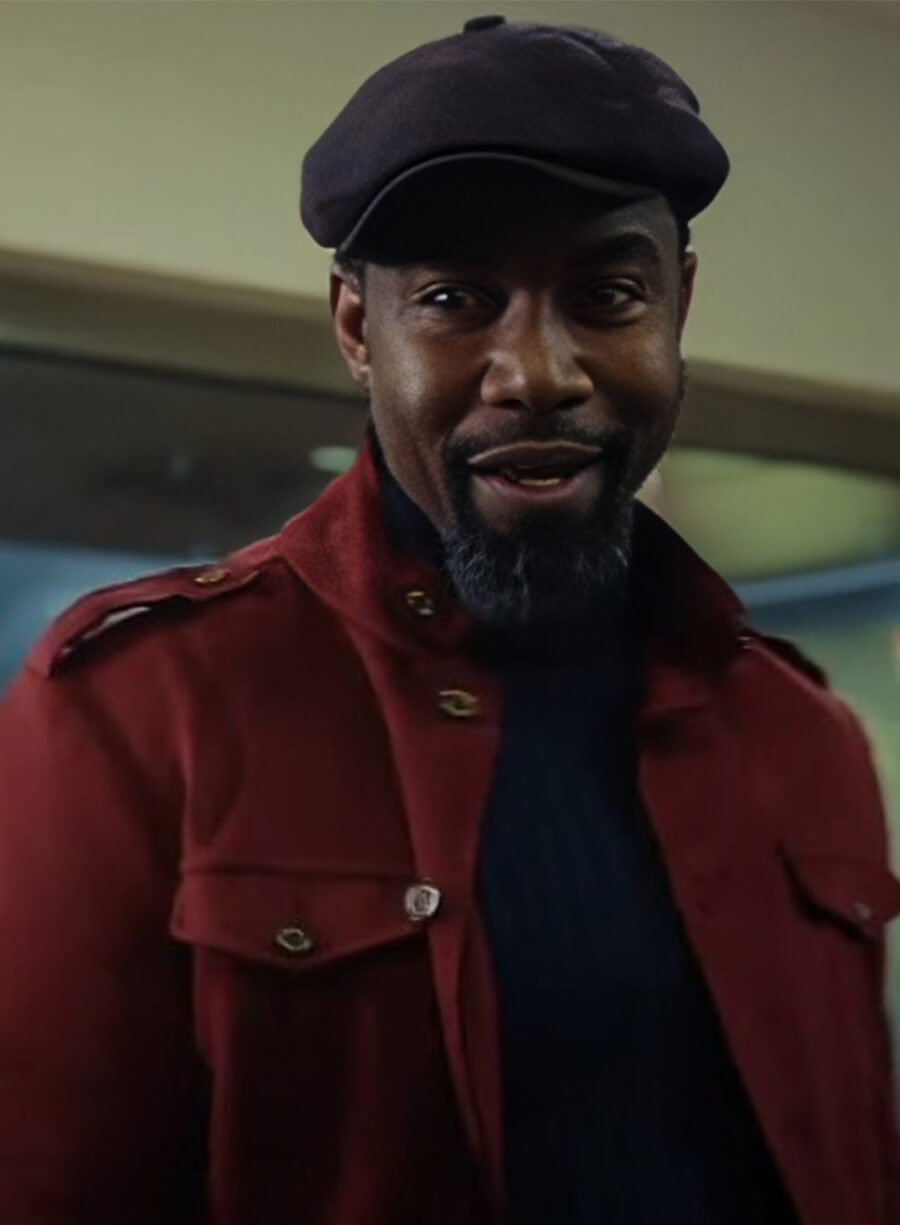 Trouble Man 2025 Michael Jai White Jaxen Red Jacket