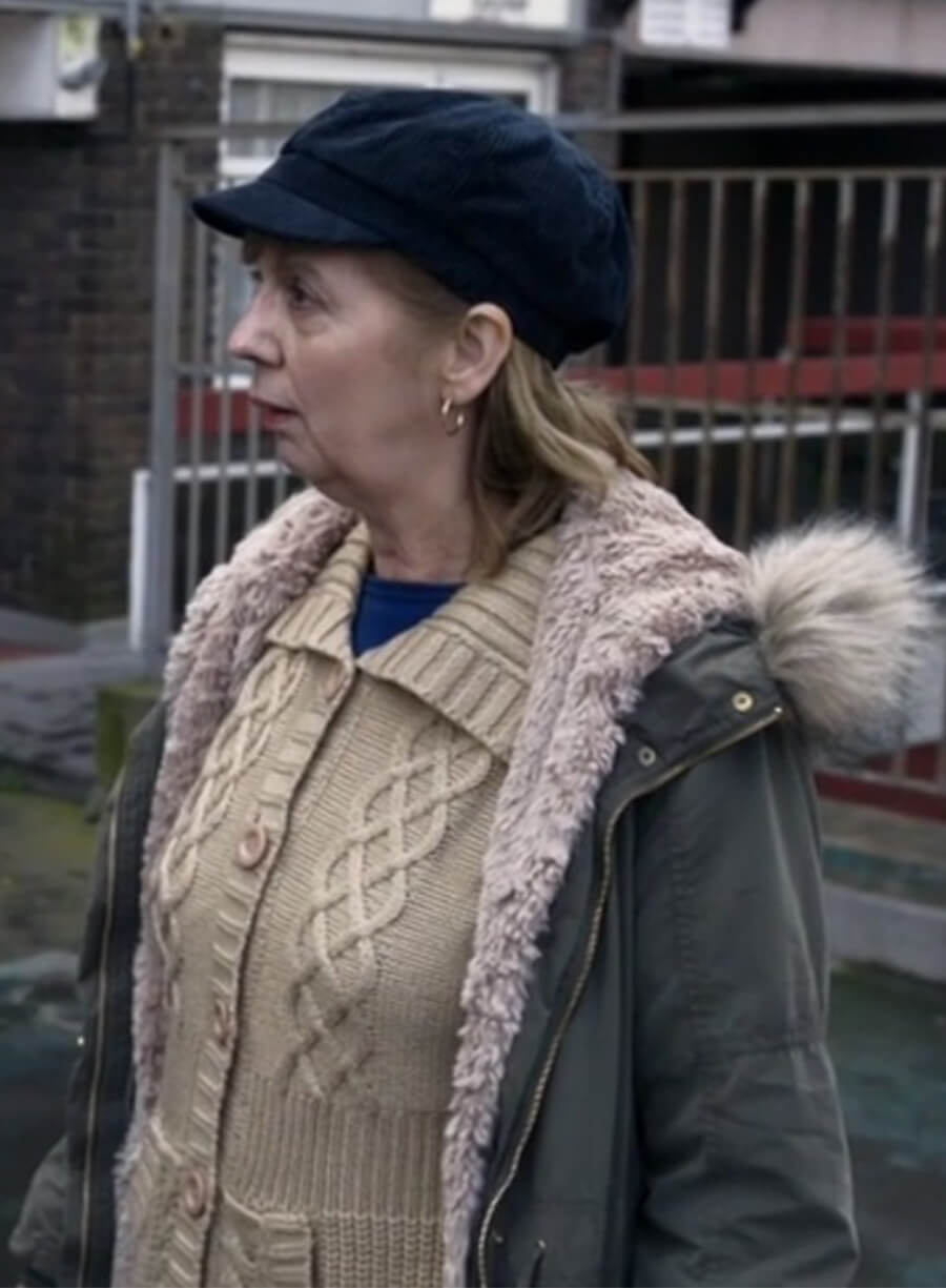 Unforgotten Lizzie Wilton Green Parka Jacket