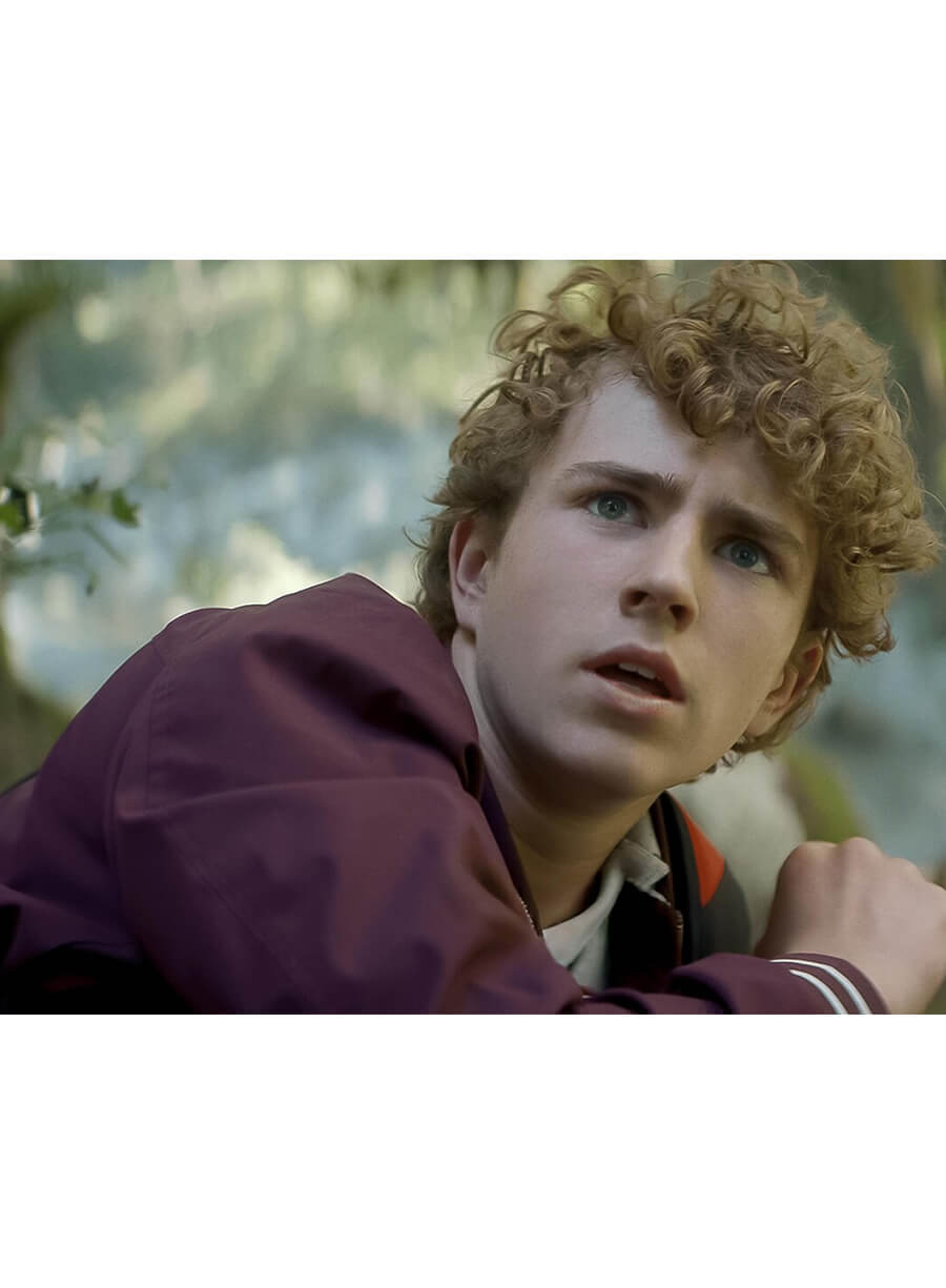 Walker Scobell Percy Jackson and the Olympians Purple Jacket