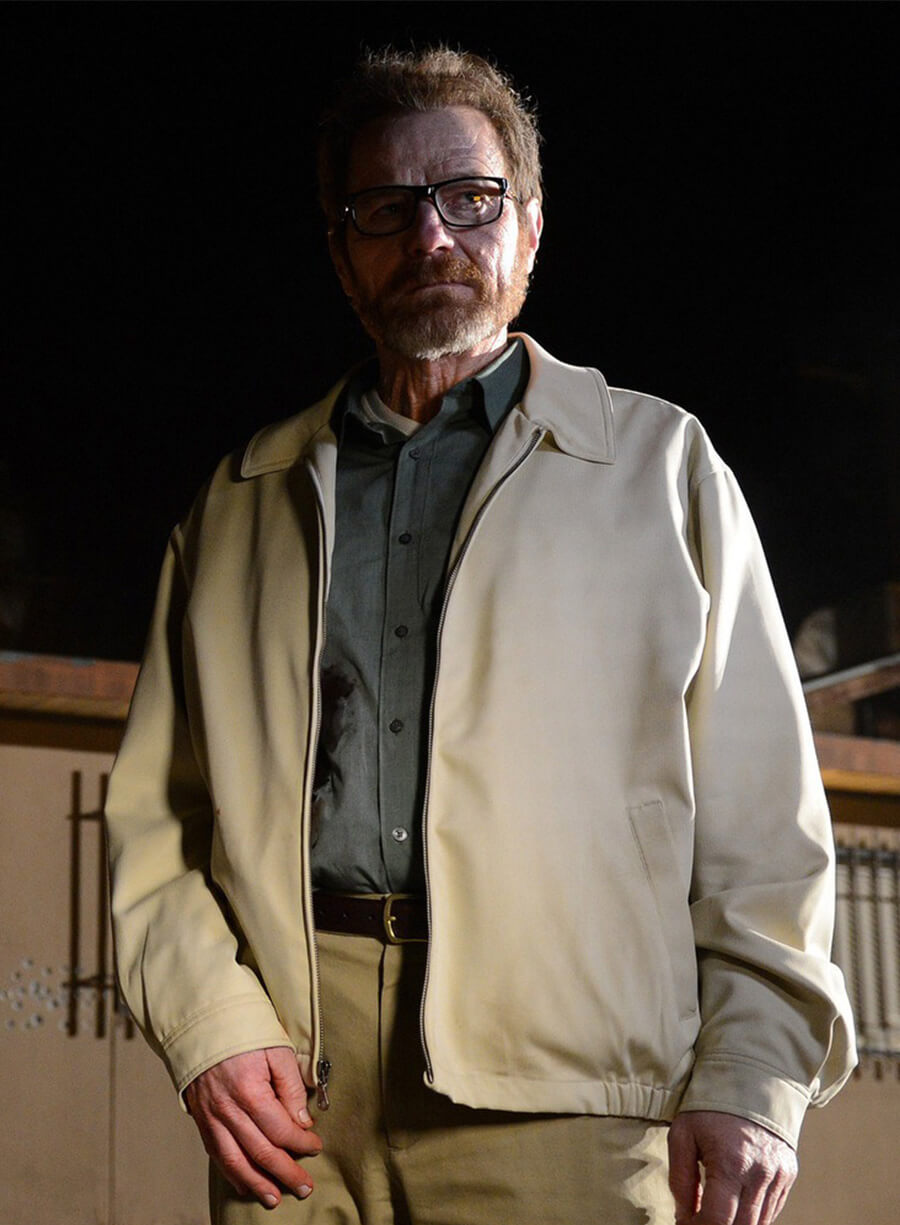 Walter White Breaking Bad White Jacket