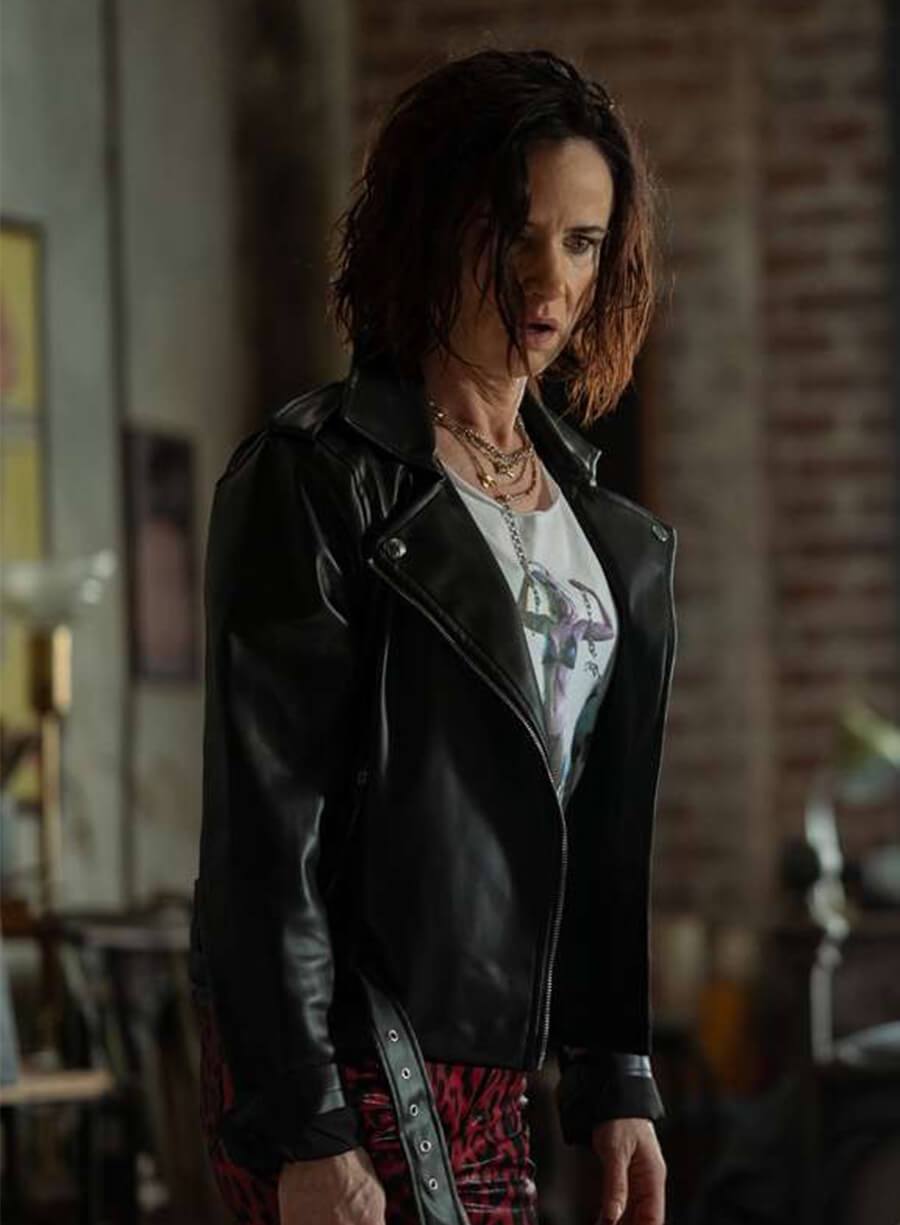 Yellowjackets Juliette Lewis Natalie Black Leather Jacket