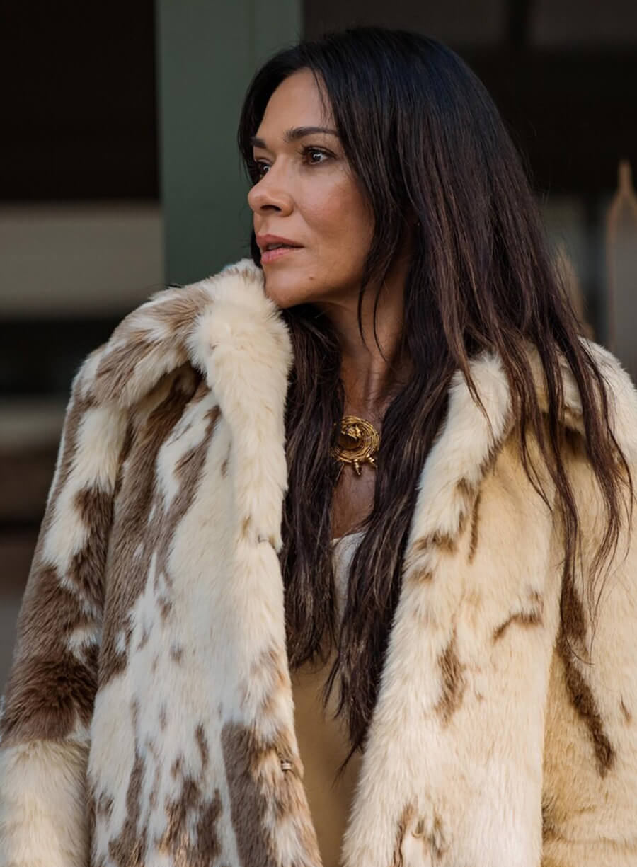 Yellowjackets Simone Kessell Lottie Faux Fur Coat